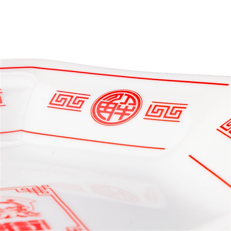 『極楽街』八角皿　ＢＦ１