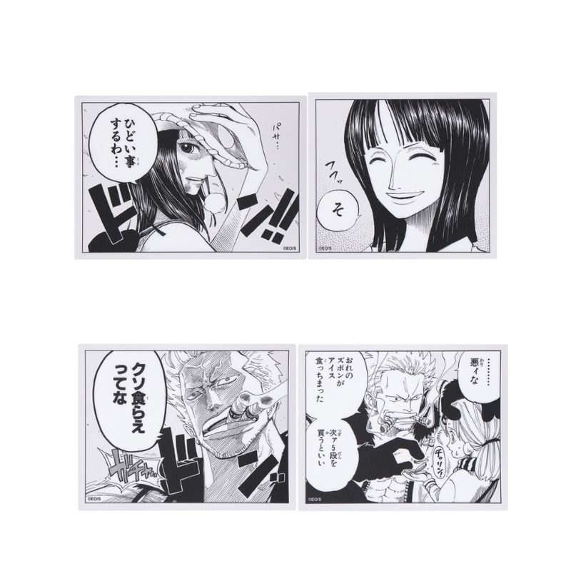 『ＯＮＥ　ＰＩＥＣＥ』クリアステッカーコレクション２枚入り　第１弾　（全１０組／ランダム１組入り）　ＢＦ３