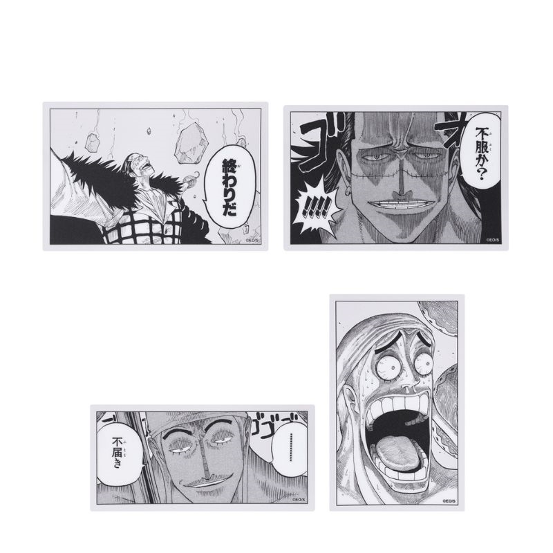 『ＯＮＥ　ＰＩＥＣＥ』クリアステッカーコレクション２枚入り　第１弾　（全１０組／ランダム１組入り）　ＢＦ３