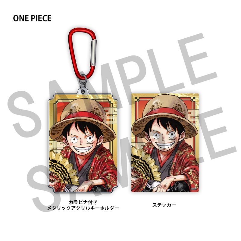 ＷＪ定期購読限定　少年ジャンプ２０２６年６・７合併号表紙アクキー＆ステッカーセット＜ＯＮＥ　ＰＩＥＣＥ＞