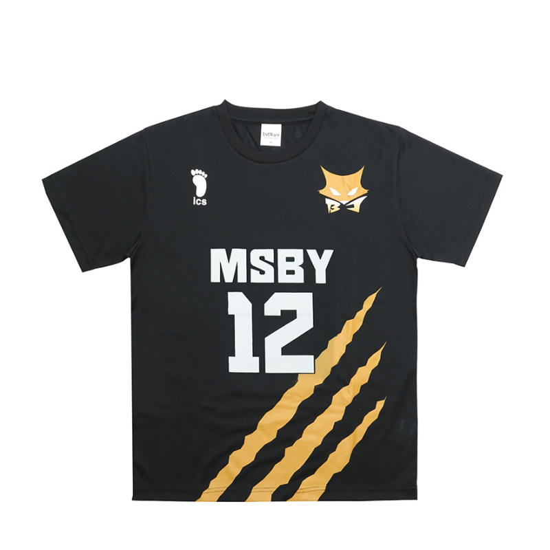 『ハイキュー！！』ユニフォーム　ブラックジャッカル　木兎光太郎モデル　Ｍサイズ　ＢＸ４ Mサイズ