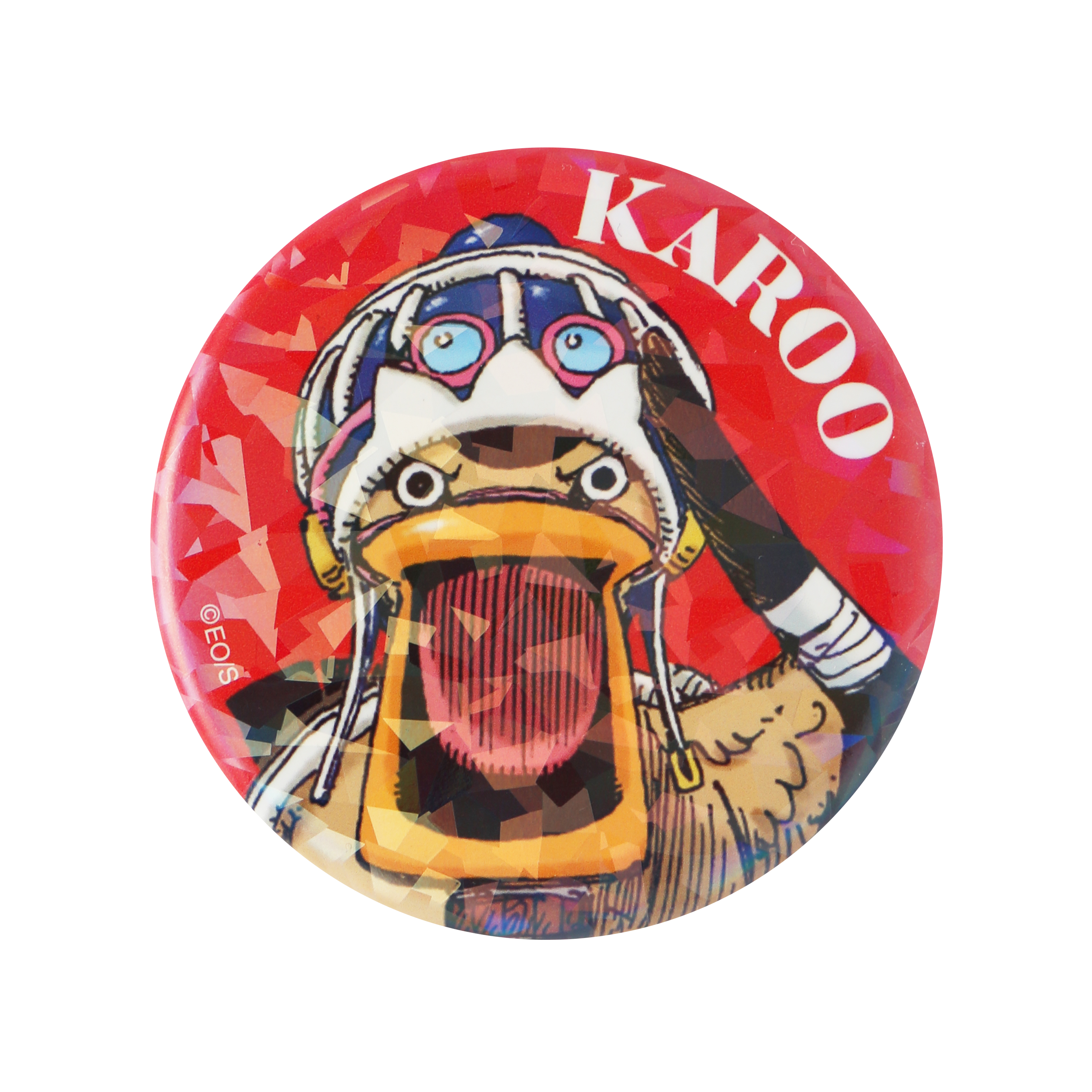 完全受注生産　「週刊少年ジャンプ」オールスター缶バッジ　『ＯＮＥ　ＰＩＥＣＥ』　［７５　カルー］　ＢＢ３