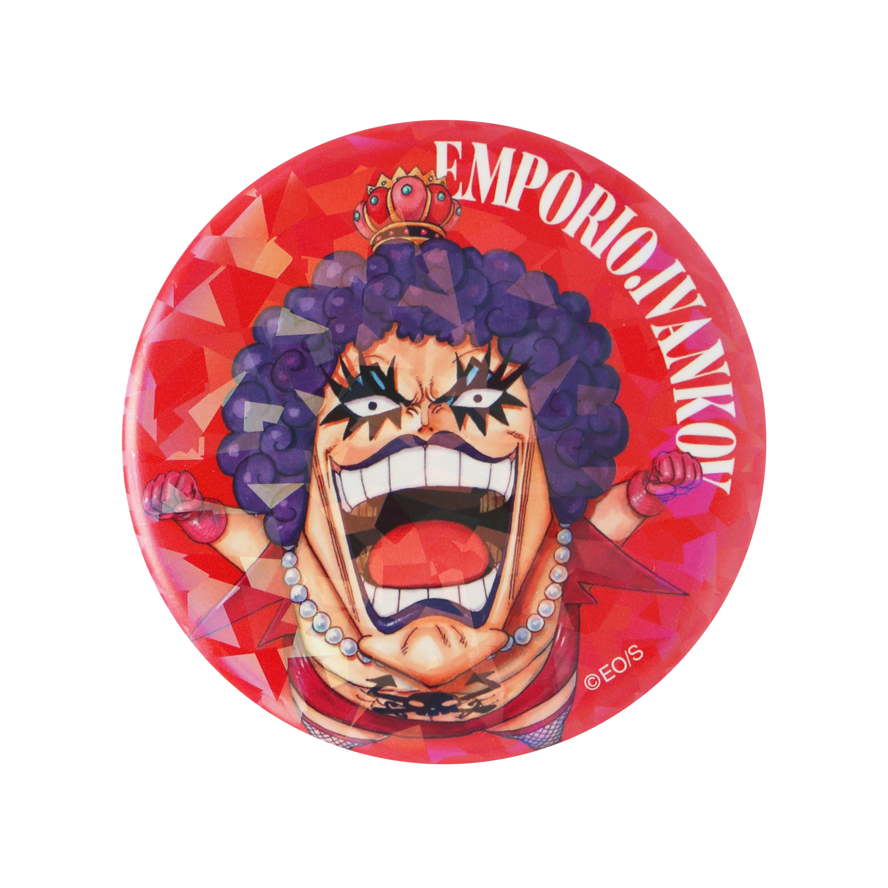 完全受注生産　「週刊少年ジャンプ」オールスター缶バッジ　『ＯＮＥ　ＰＩＥＣＥ』　［７９　エンポリオ・イワンコフ］　ＢＢ３