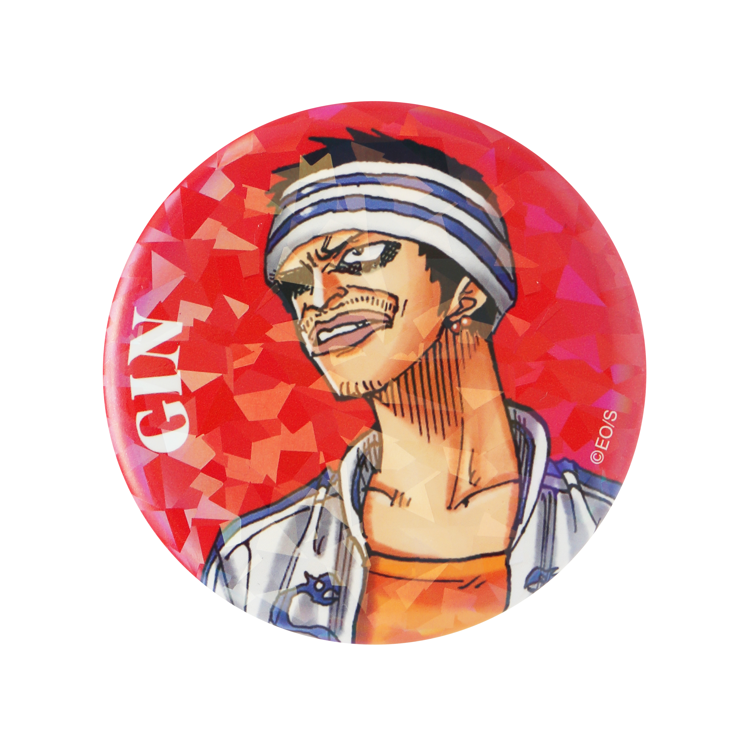 完全受注生産　「週刊少年ジャンプ」オールスター缶バッジ　『ＯＮＥ　ＰＩＥＣＥ』　［８４　ギン］　ＢＢ３