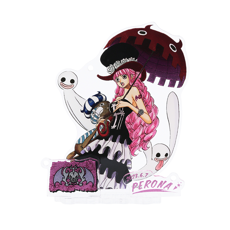 『ＯＮＥ　ＰＩＥＣＥ』バースデイジオラマフィギュア－ｋｉｒａｔ☆－　（箔入りアクリル／ボールチェーン付き）　ペローナ　ＢＣ２