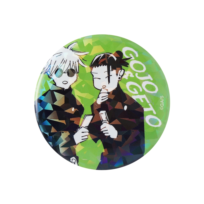 完全受注生産　「週刊少年ジャンプ」オールスター缶バッジ　『呪術廻戦』　［９２　五条悟＆夏油傑　「懐玉・玉折」ＪＣ８－９巻掲載］　ＢＤ１