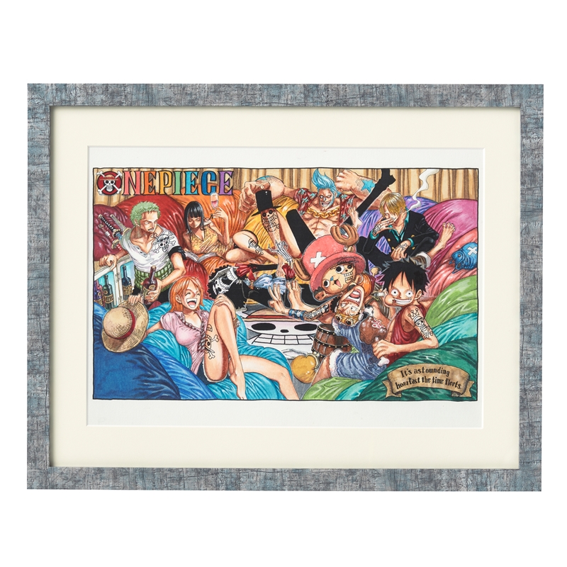 『ＯＮＥ　ＰＩＥＣＥ』額装高精細複製原画　（週刊少年ジャンプ２０１０年３６・３７合併号掲載）　【新装版】　ＢＤ２