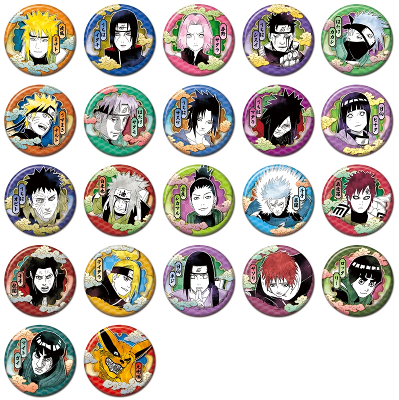 『ＮＡＲＵＴＯ－ナルト－』コレクション缶バッジ　（全２２種／ランダム１種入り）　ＢＤ４－ＪＦ
