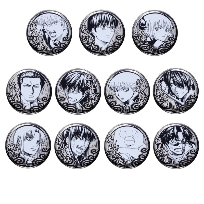 『銀魂』シルバーソウル缶バッジコレクション　全種セット　（全１１種入り）　＜銀魂展＞ＢＤ４