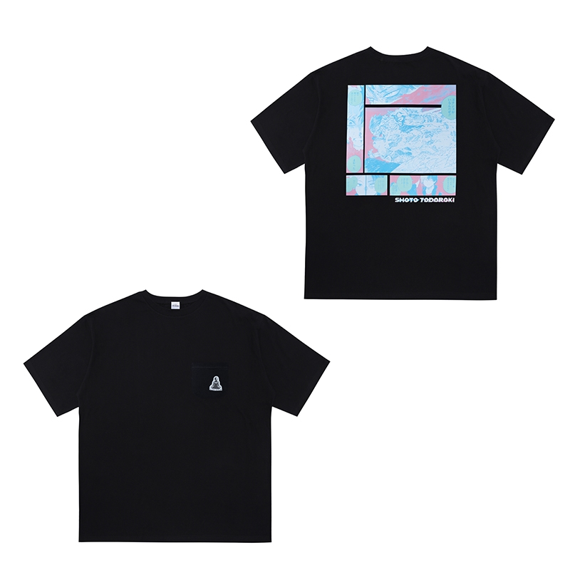 『僕のヒーローアカデミア』ポケット付きビッグシルエットＴシャツ　“ＨＥＲＯＥＳ”　轟焦凍　ＢＥ１