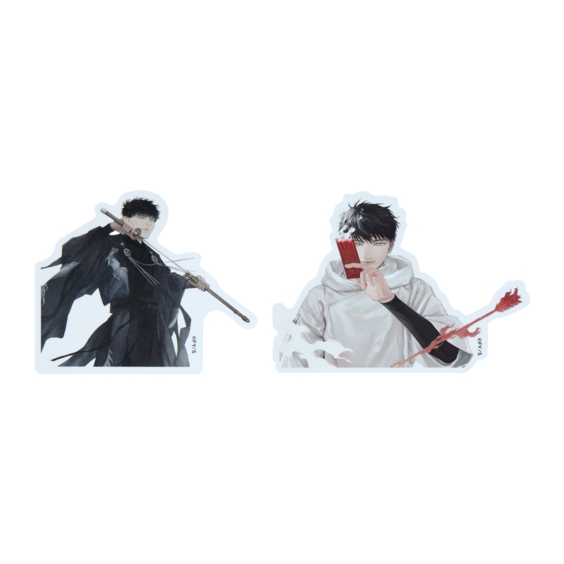 『天傍台閣』ステッカー（２枚入り）　＜少年ジャンプ＋展＞　ＢＥ２