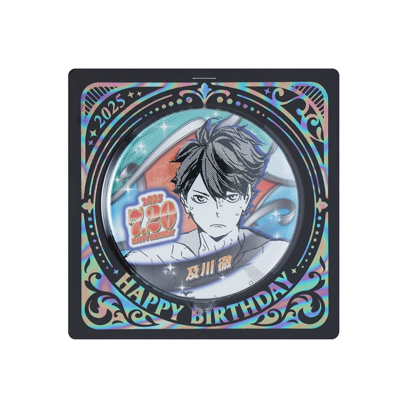 『ハイキュー！！』バースデイ缶バッジ　及川徹　ＢＥ３