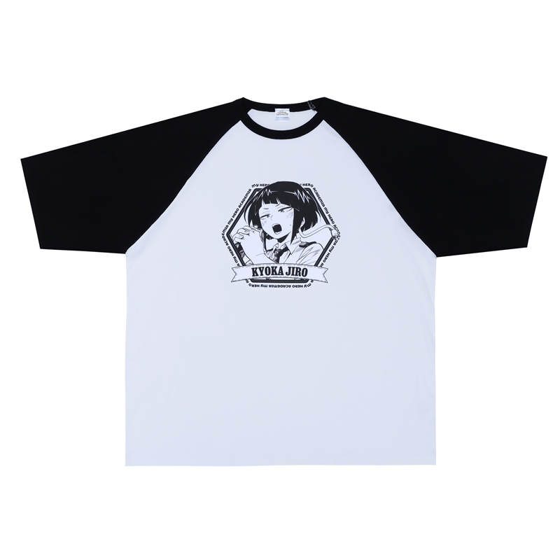 『僕のヒーローアカデミア』ラグランＴシャツ　“ＨＥＲＯＥＳ”　耳郎響香　ＢＥ３