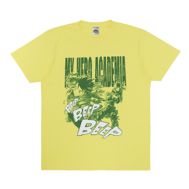 『僕のヒーローアカデミア』発泡プリントＴシャツ　Ｍサイズ　ＢＥ２ Mサイズ