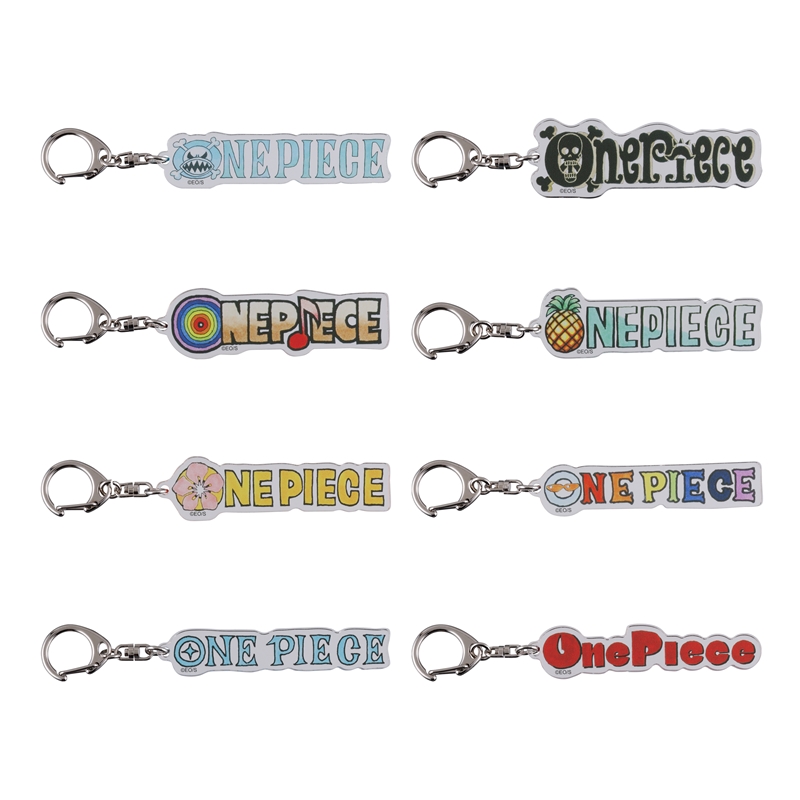 『ＯＮＥ　ＰＩＥＣＥ』ロゴがいっぱいアクリルクリアキーホルダーコレクション　第１弾　（全８種／ランダム１種入り）　ＢＥ３