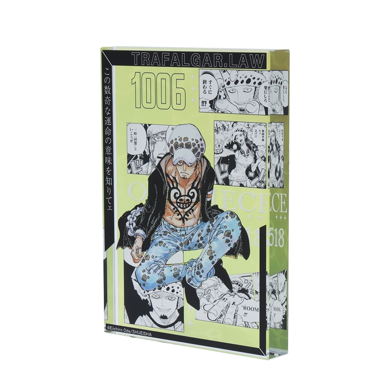 『ＯＮＥ　ＰＩＥＣＥ』アクリルブロック　“ＨＥＲＯＥＳ”　トラファルガー・ロー　ＢＥ４