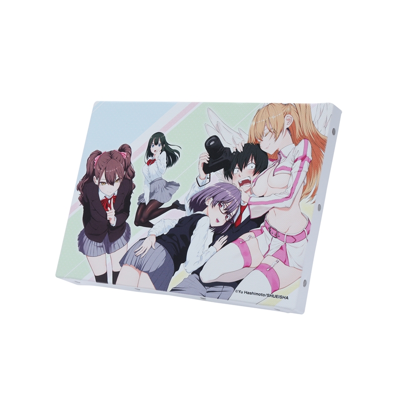 『２．５次元の誘惑』フルカラーアートボード　第１話カラーページ　［ＪＵＭＰ　ＡＲＴ　ＢＯＡＲＤ　ＧＡＬＬＥＲＹ］　ＢＥ３