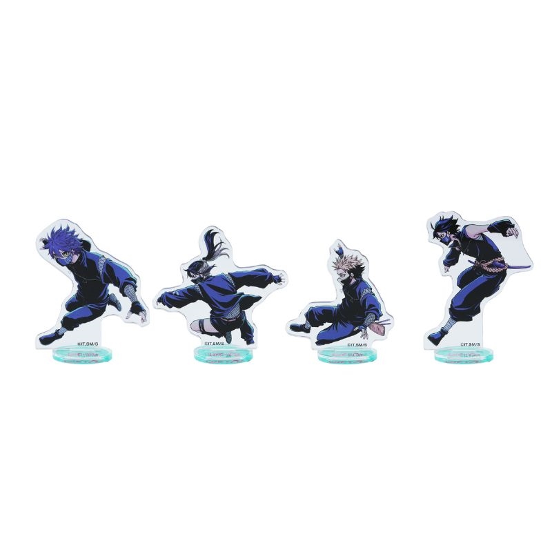 『しのびごと』アクリルフィギュア４体セット　ヨダカ＆ヒバリ＆ウミネコ＆スズメ　ＢＥ４