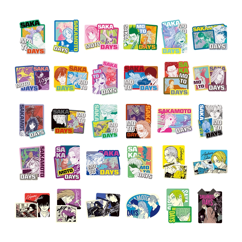 『ＳＡＫＡＭＯＴＯ　ＤＡＹＳ』ダイカットステッカーコレクション　第１弾　（全３０種／ランダム２種入り）　ＢＥ４－ＪＳ