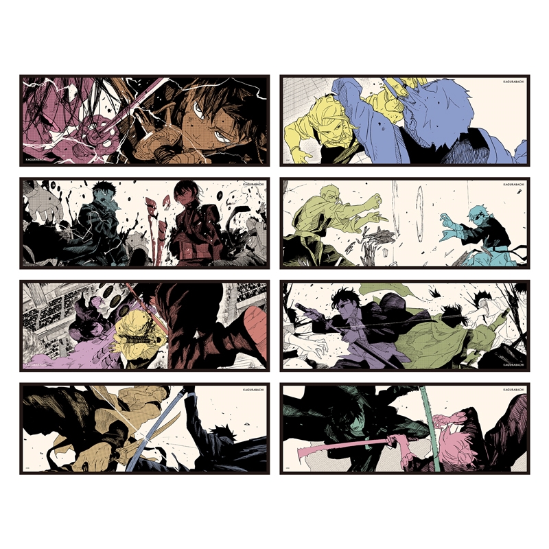 『カグラバチ』屏風コレクション　第１弾　（全８種／ランダム１種入り）　ＢＥ４－ＪＳ