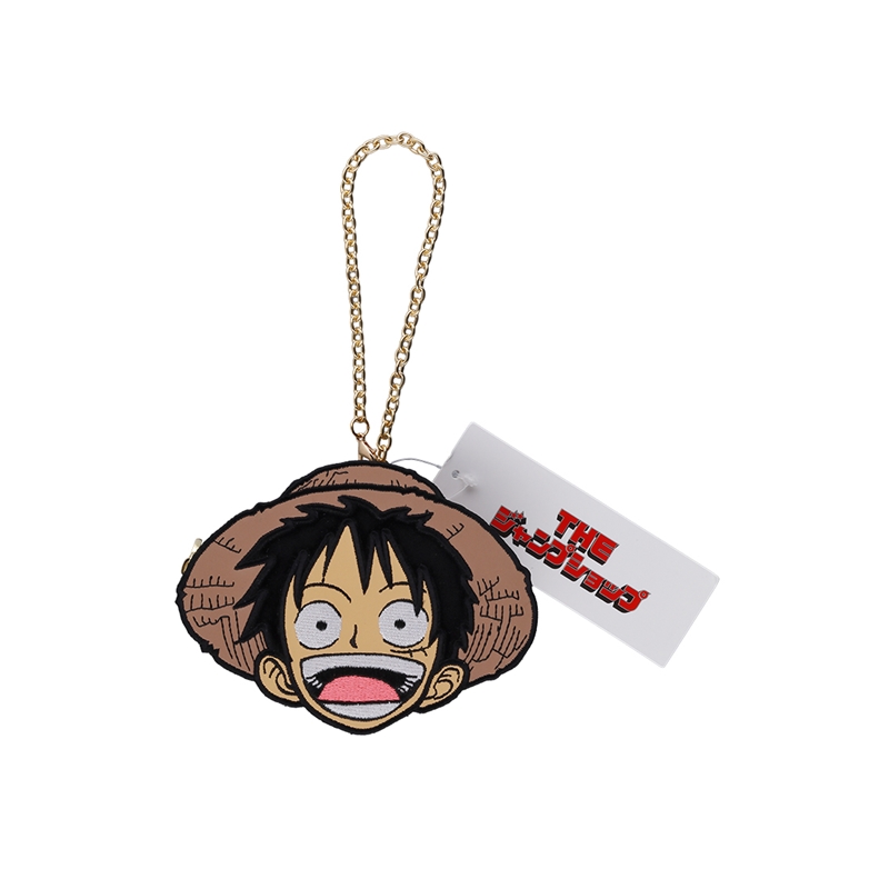 『ＯＮＥ　ＰＩＥＣＥ』フェイスダイカット刺繍ポーチ　【モンキー・Ｄ・ルフィ】　ＢＦ１－ＴＪＳ