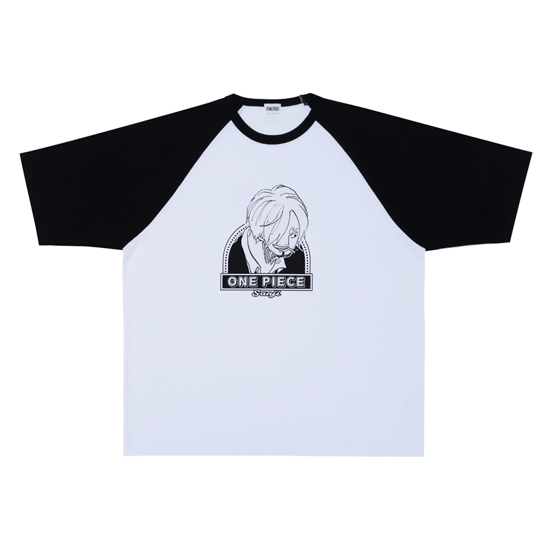 『ＯＮＥ　ＰＩＥＣＥ』ラグランＴシャツ　“ＨＥＲＯＥＳ”　サンジ　ＢＦ１