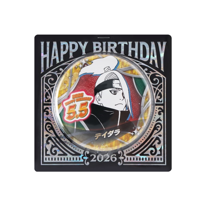 『ＮＡＲＵＴＯ－ナルト－』バースデイ缶バッジ　デイダラ　ＢＦ２