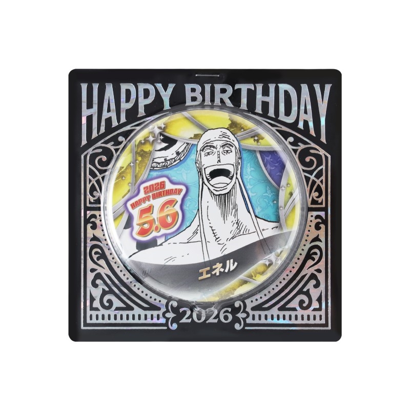『ＯＮＥ　ＰＩＥＣＥ』バースデイ缶バッジ　エネル　ＢＦ２