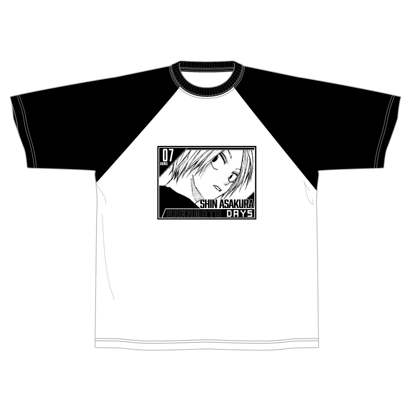 『ＳＡＫＡＭＯＴＯ　ＤＡＹＳ』ラグランＴシャツ　“ＨＥＲＯＥＳ”　朝倉シン　ＢＦ２