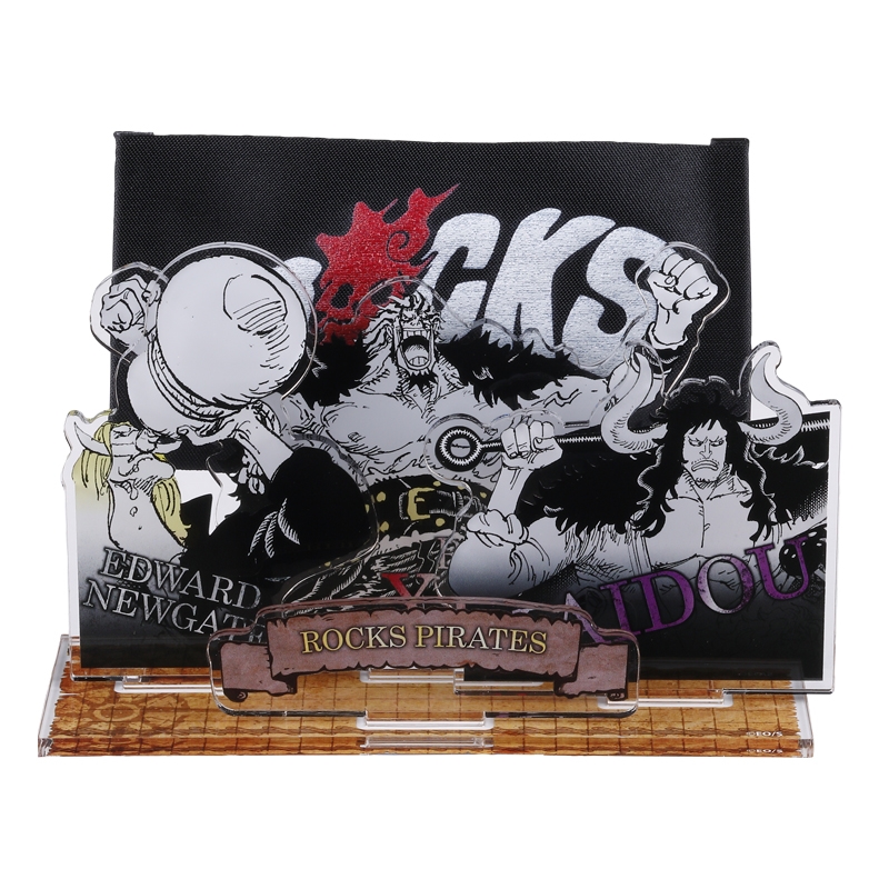 『ＯＮＥ　ＰＩＥＣＥ』海賊旗アクリルスタンド　ロックス＆ニューゲート＆カイドウ　ＢＦ３