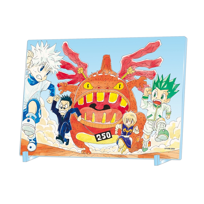 『ＨＵＮＴＥＲ×ＨＵＮＴＥＲ』箔入りアクリルアート　週刊少年ジャンプ２００５年４６号巻頭カラーイラスト　ＢＦ２