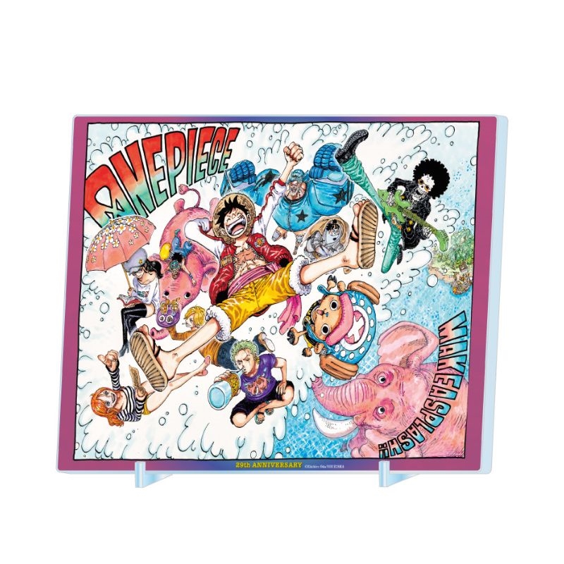 完全受注生産『ＯＮＥ　ＰＩＥＣＥ』箔入りアクリルアート　－連載２９周年突破記念Ｖｅｒ．－　ＢＦ３