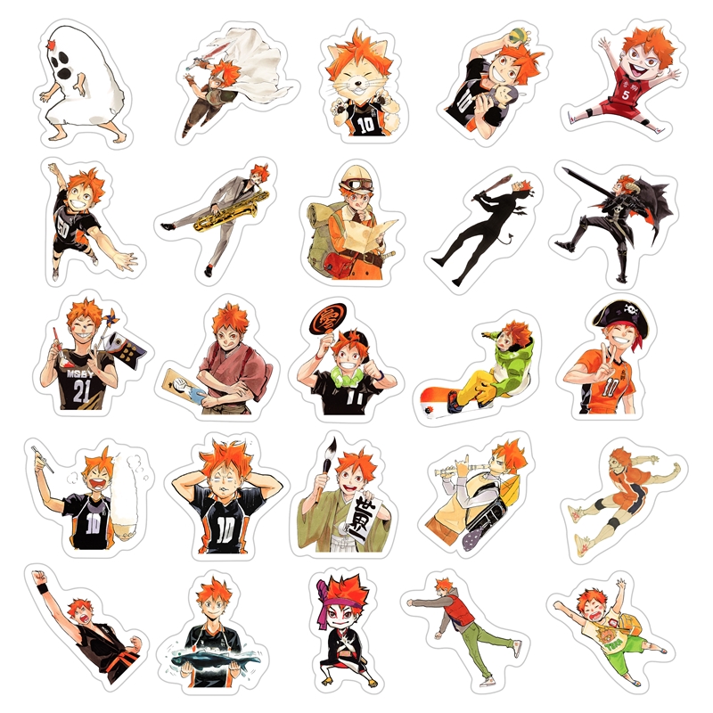 デジタル版「週刊少年ジャンプ」定期購読者限定応募者全員サービス ハイキュー!! いろんな日向大集合フレークシール