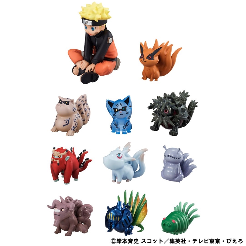 G.E.M.シリーズ外伝! NARUTO−ナルト− 疾風伝 うずまきナルトと尾獣たちセット 【再販】
