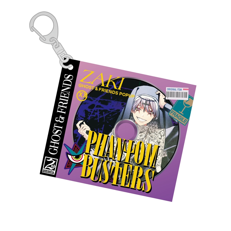 『ファントムバスターズ』タモン Presents CD風キーホルダー【GHOST & FRIENDS POPUP ver】ザキ