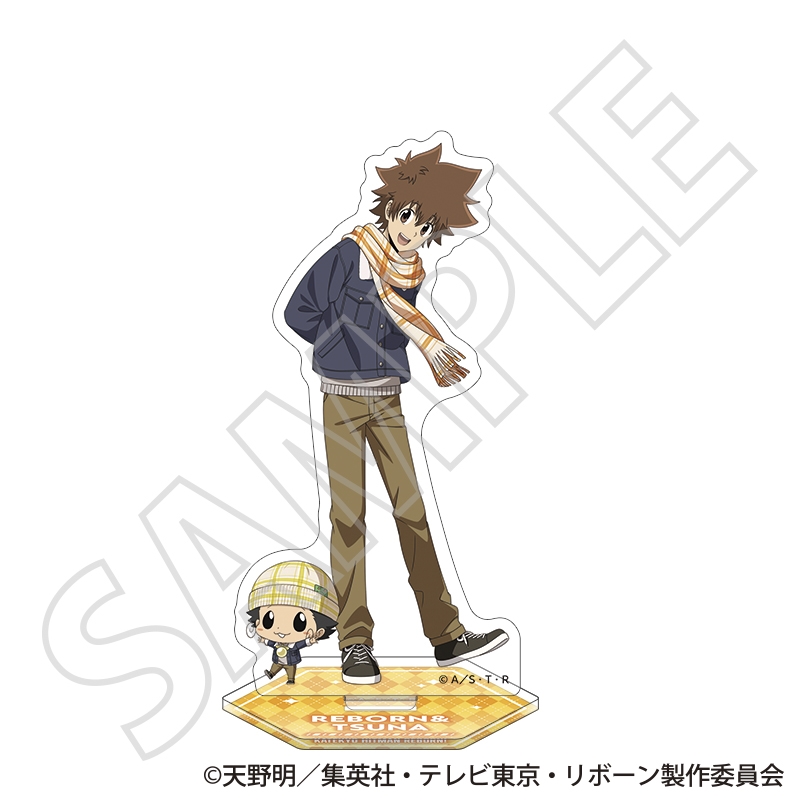 『家庭教師ヒットマン　ＲＥＢＯＲＮ！』アクリルスタンド／リボーン＆沢田綱吉　～冬の待ち合わせ～