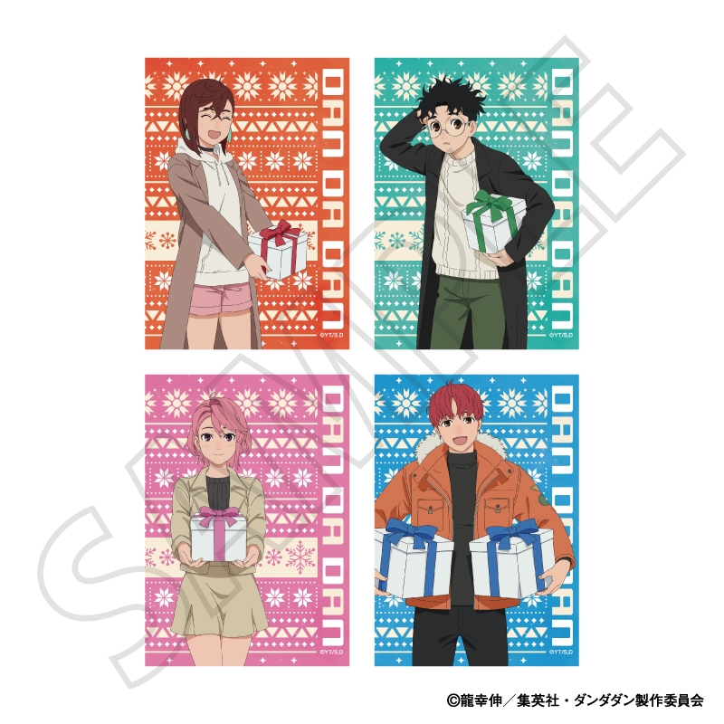 『ダンダダン』ブロマイドセット　～プレゼント～（モモ、オカルン、アイラ、ジジ）