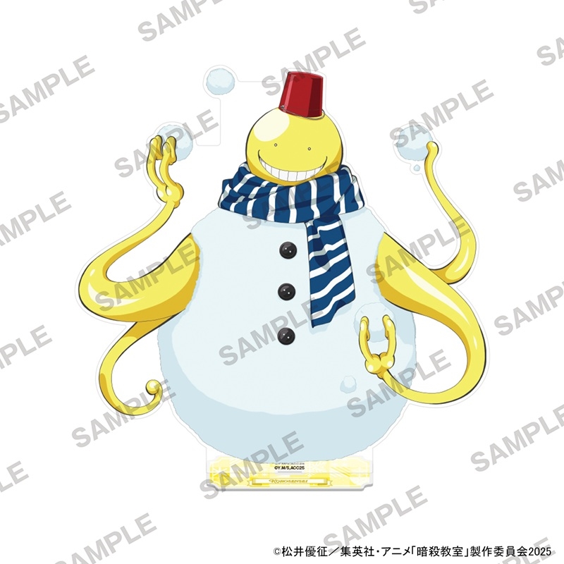 暗殺教室　ＢＩＧアクリルスタンド　雪遊びｖｅｒ．　殺せんせー