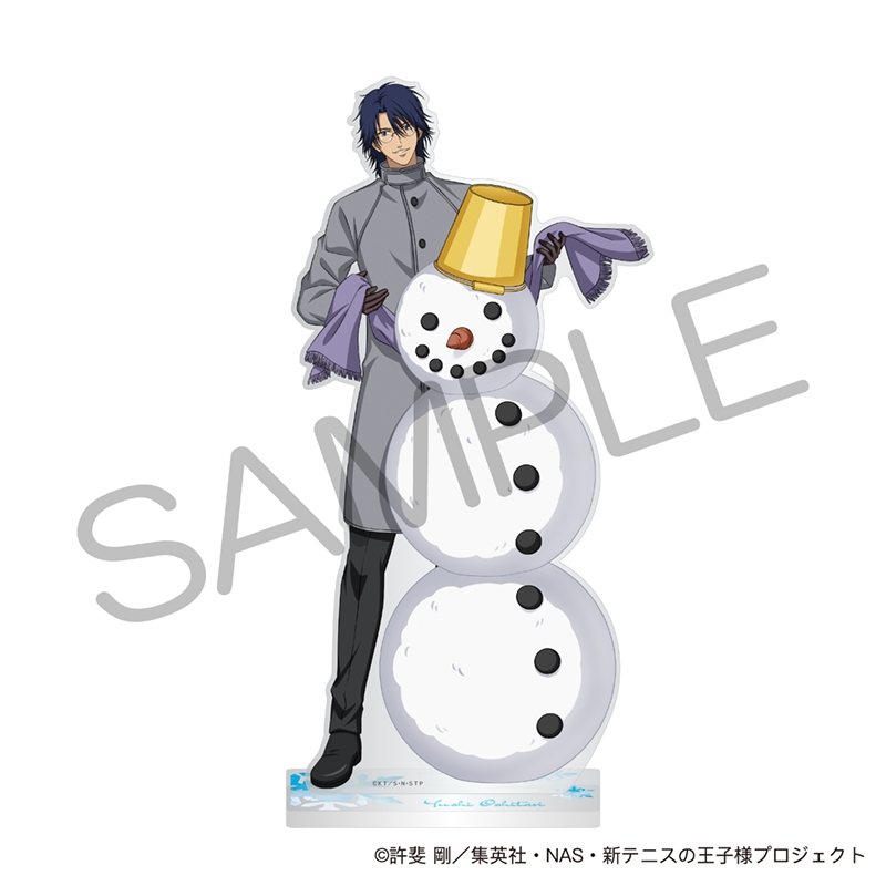 新テニスの王子様　ＢＩＧアクリルスタンド　雪遊びｖｅｒ．　忍足侑士