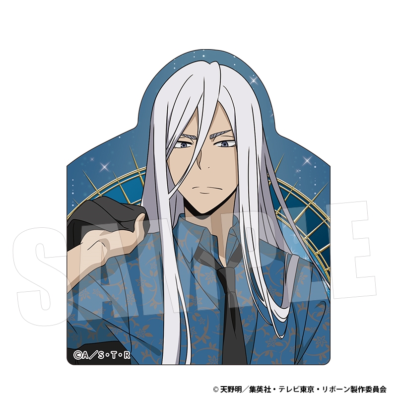 家庭教師ヒットマンＲＥＢＯＲＮ！　ダイカットアクリルブロック「スクアーロ」ボタニカルシャツＶｅｒ．