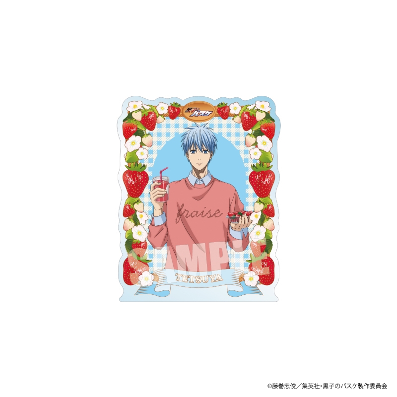 黒子のバスケ　ダイカットアクリルブロック「黒子テツヤ」Ｓｔｒａｗｂｅｒｒｙ　Ｖｅｒ．