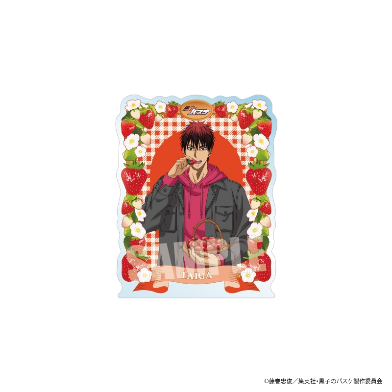 黒子のバスケ　ダイカットアクリルブロック「火神大我」Ｓｔｒａｗｂｅｒｒｙ　Ｖｅｒ．