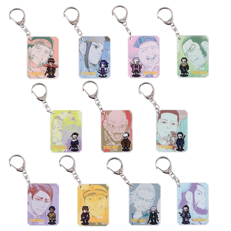 『ゴールデンカムイ』シックアクリルキーホルダーコレクション（全１１種）＜ゴールデンカムイ展＞　ＢＢ２