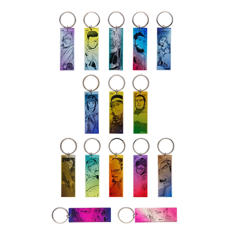 『ゴールデンカムイ』メタリックアクリルキーホルダーコレクション　（全１５種）＜ゴールデンカムイ展＞　ＢＢ２