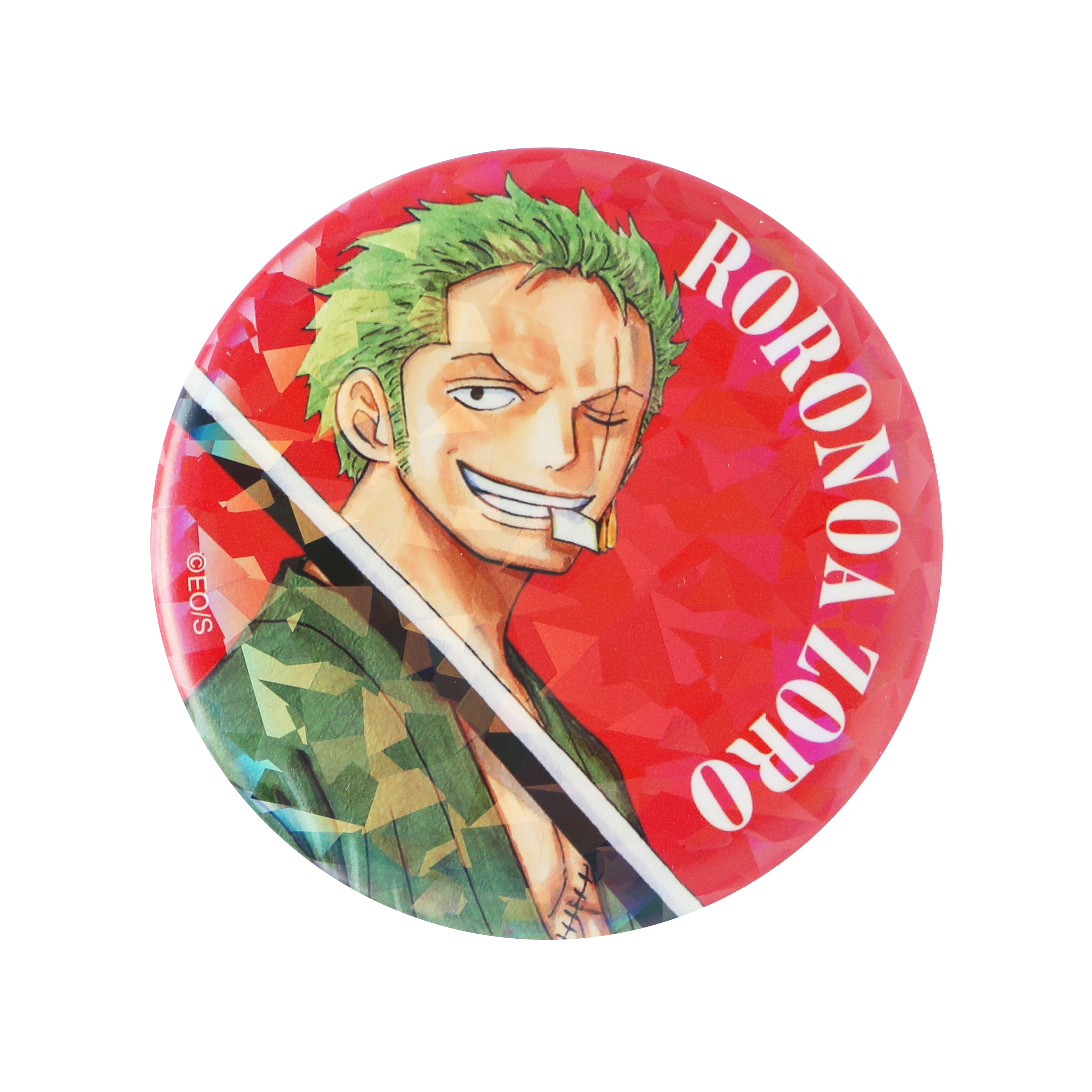 完全受注生産　「週刊少年ジャンプ」オールスター缶バッジ　『ＯＮＥ　ＰＩＥＣＥ』　［２　ロロノア・ゾロ］　ＢＢ３