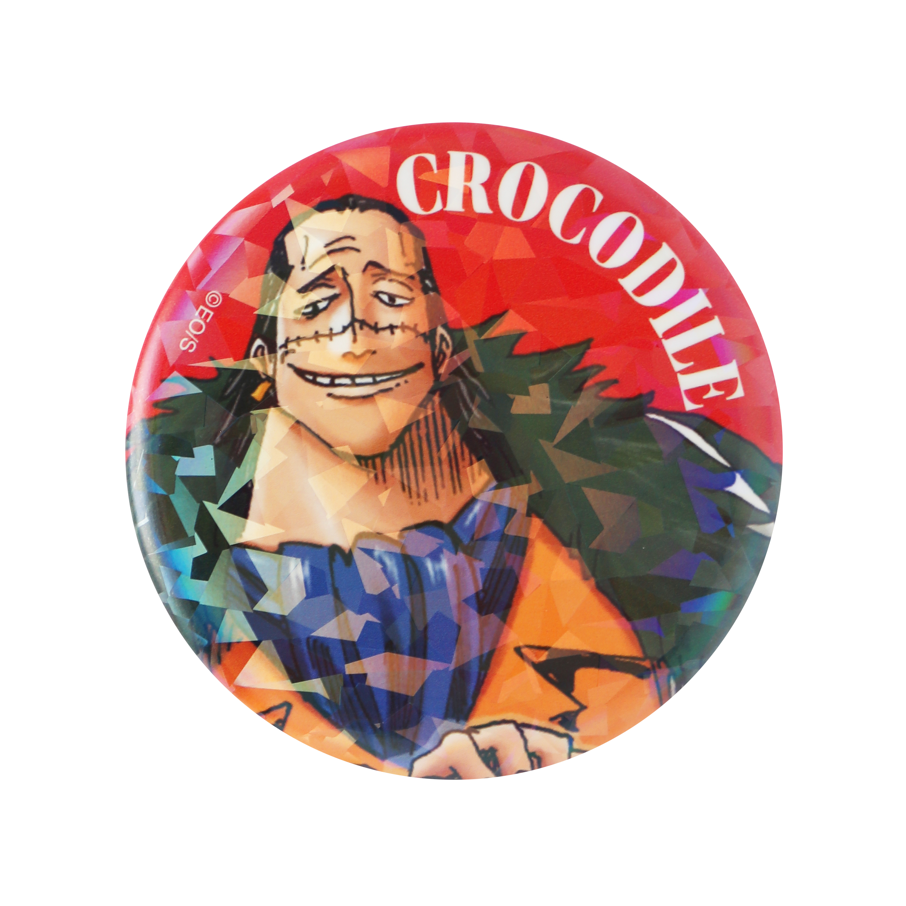 完全受注生産　「週刊少年ジャンプ」オールスター缶バッジ　『ＯＮＥ　ＰＩＥＣＥ』　［１７　クロコダイル］　ＢＢ３