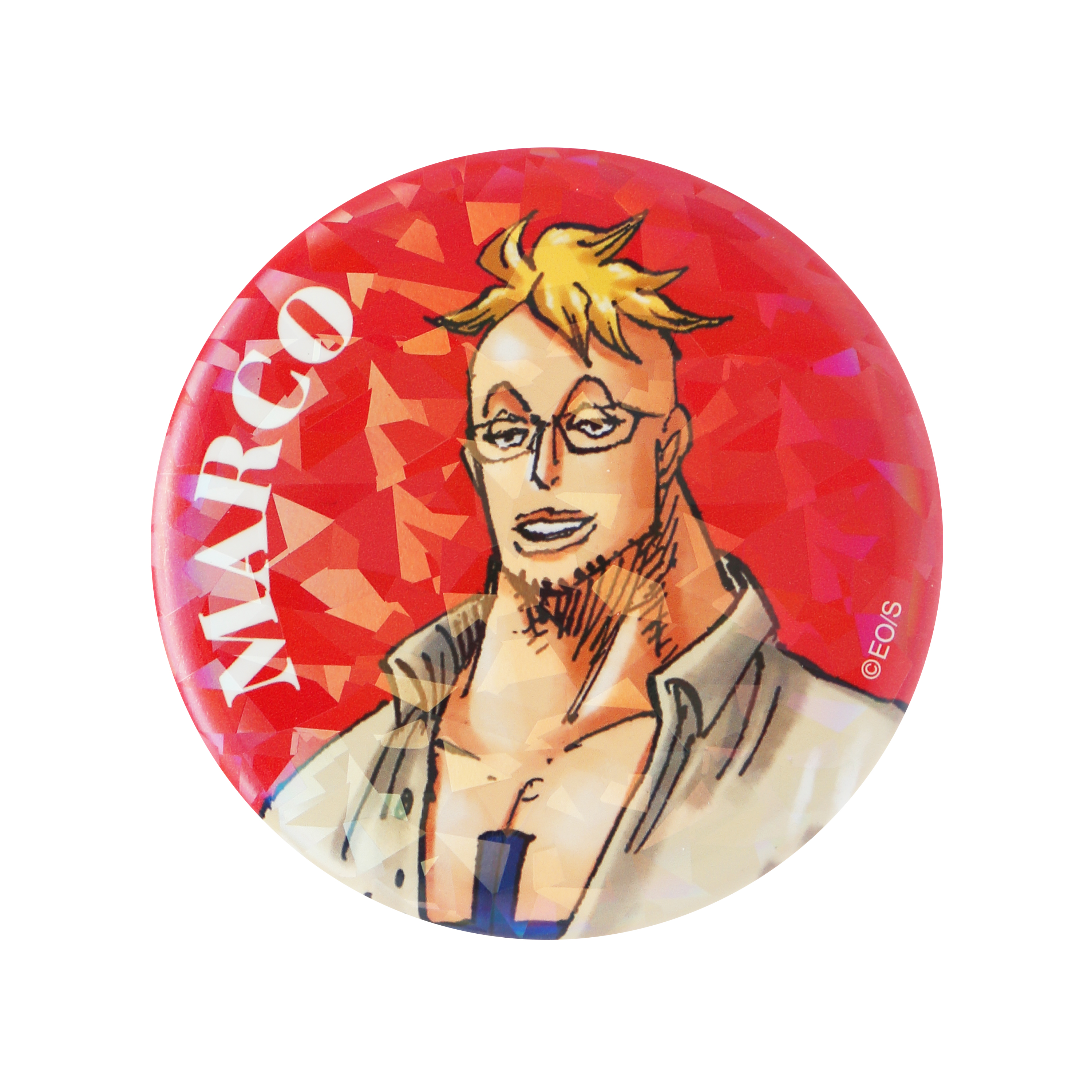 完全受注生産　「週刊少年ジャンプ」オールスター缶バッジ　『ＯＮＥ　ＰＩＥＣＥ』　［１９　マルコ］　ＢＢ３