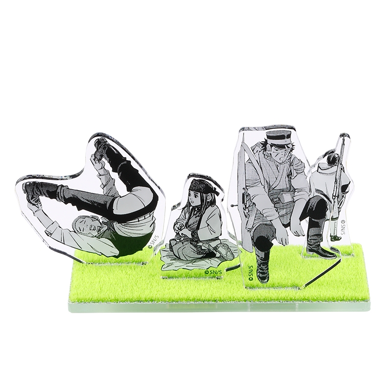 『ゴールデンカムイ』芝ふさふさミニアクリルスタンド　「ねずみばっかり～ッ」　＜ゴールデンカムイ展　福岡＞ＢＢ４