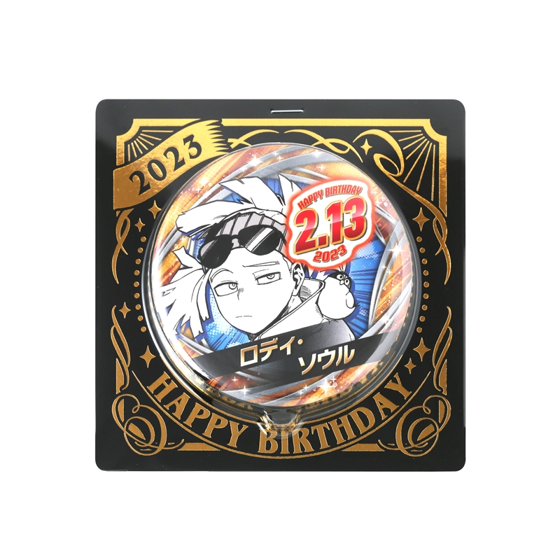『僕のヒーローアカデミア』バースデイ缶バッジ　ロディ・ソウル　ＢＣ１