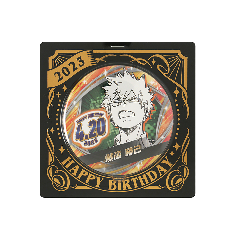 『僕のヒーローアカデミア』バースデイ缶バッジ　爆豪勝己　ＢＣ２